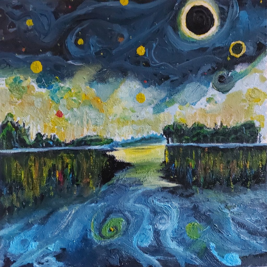 Hommage painting by David ZengMussy